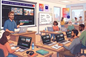 Kursus Adobe Premiere Pro Bersertifikat untuk Pemula hingga Mahir | Belajar Editing Video Profesional