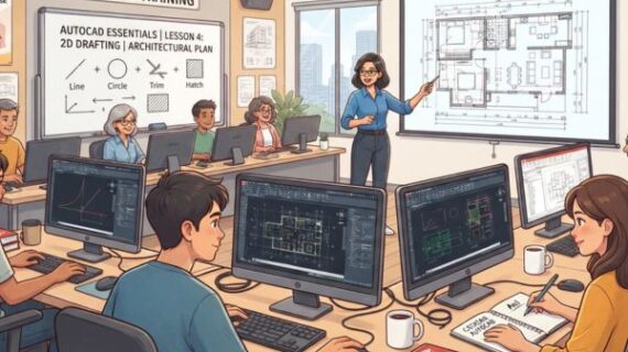 Kursus AutoCAD untuk Teknik Sipil, Arsitektur, dan Desain Interior